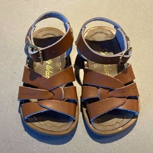 Salt Water Sandals by Hoy - Brown Kids Sandals